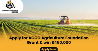 Grant 2024 from the AGCO Agriculture Foundation