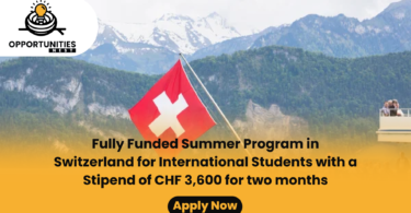 Switzerland's 2024 EPFL Life Sciences Summer Research Program