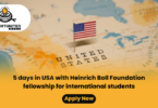 USA 2025 Heinrich Boll Foundation Fellowship