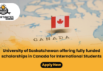 Canada's University of Saskatchewan Scholarship