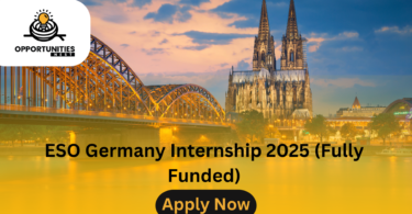 ESO Germany Internship 2025 (Fully Funded)