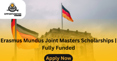 Erasmus Mundus Joint Masters Scholarships | Fully Funded