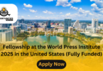 Fellowship at the World Press Institute 2025 in the United States (Fully Funded)