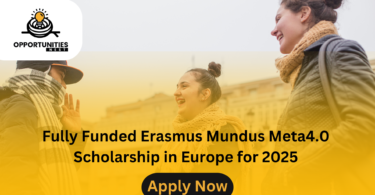 Fully Funded Erasmus Mundus Meta4.0 Scholarship in Europe for 2025