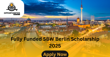 Fully Funded SBW Berlin Scholarship 2025