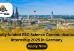 Fully funded ESO Science Communication Internship 2025 in Germany