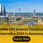 Fully funded ESO Science Communication Internship 2025 in Germany