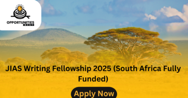 JIAS Writing Fellowship 2025 (South Africa Fully Funded)