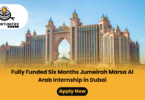 Jumeirah Marsa Al Arab Internship 2025 in Dubai