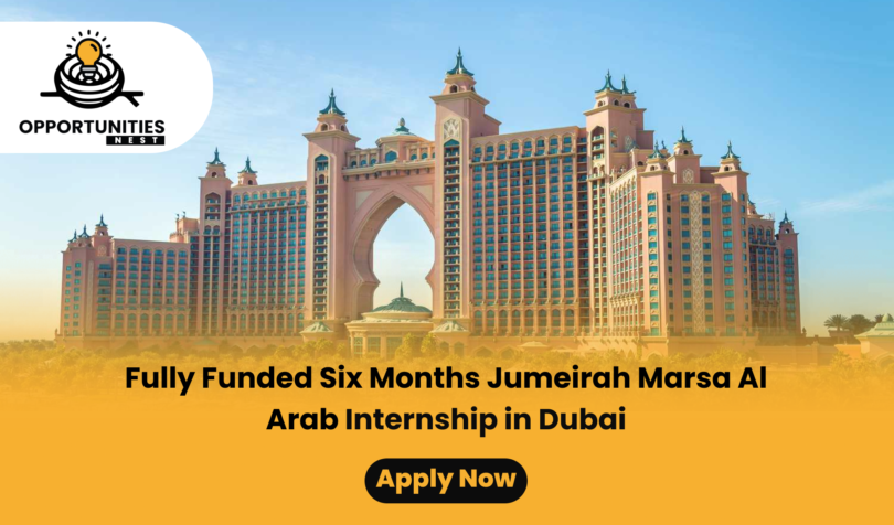 Jumeirah Marsa Al Arab Internship 2025 in Dubai