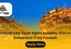 OHCHR-EAA Youth Rights Academy 2025 in Switzerland (Fully Funded)