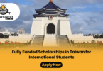 Taiwan ICDF Scholarship Program 2025