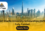 UAE Khalifa University Scholarships 2025 | Fully Funded