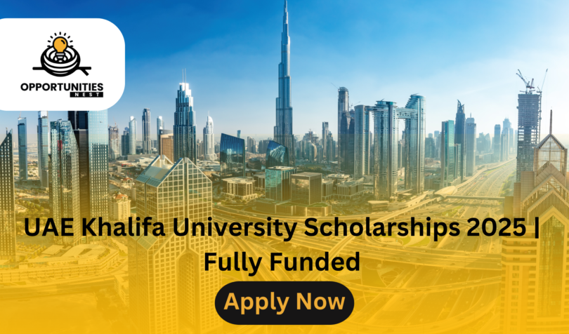 UAE Khalifa University Scholarships 2025 | Fully Funded