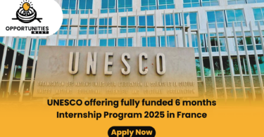 UNESCO Internship 2025 in France