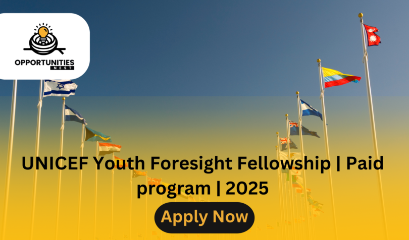 UNICEF Youth Foresight Fellowship | Paid program | 2025