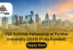 USA Summer Fellowship at Purdue University (2025) (Fully Funded)