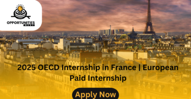 2025 OECD Internship in France | European Paid Internship