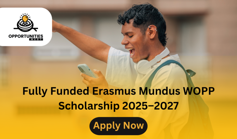 Fully Funded Erasmus Mundus WOPP Scholarship 2025–2027