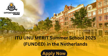 ITU UNU MERIT Summer School 2025 (FUNDED) in the Netherlands