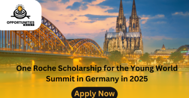 One Roche Scholarship for the Young World Summit in Germany in 2025