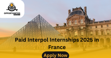 Paid Interpol Internships 2025 in France