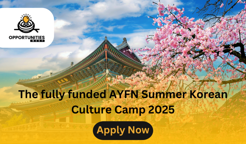 The fully funded AYFN Summer Korean Culture Camp 2025