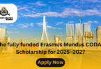 The fully funded Erasmus Mundus CODAS Scholarship for 2025–2027