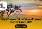 Young African Policy Fellows Program Charles R. Wall, 2025