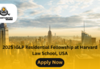 2025 IGLP Residential Fellowship at Harvard Law School, USA