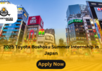 Toyota Boshoku Summer Internship in Japan 2025