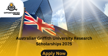 Australian Griffith University Research Scholarships 2025