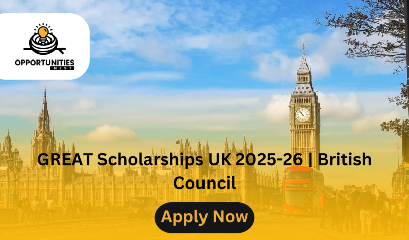 GREAT Scholarships UK 2025-26 | British Council