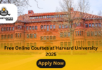 Free Online Courses at Harvard University 2025