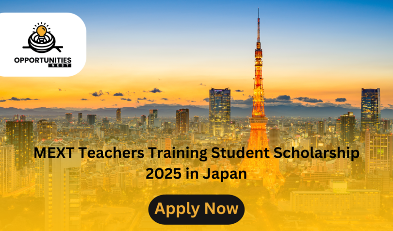 MEXT Teachers Training Student Scholarship 2025 in Japan