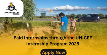 Paid Internships through the UNICEF Internship Program 2025