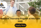 Research Internship Program at HKU CDS 2025