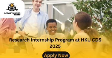 Research Internship Program at HKU CDS 2025