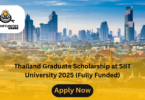 Thailand Graduate Scholarship at SIIT University 2025 (Fully Funded)