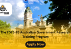 The 2025-26 Australian Government Research Training Program