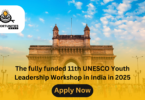 The fully funded 11th UNESCO Youth Leadership Workshop in India in 2025