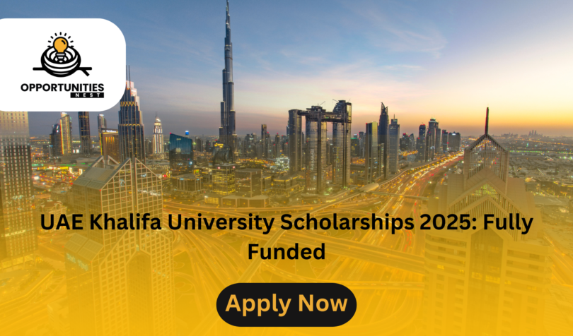 UAE Khalifa University Scholarships 2025: Fully Funded