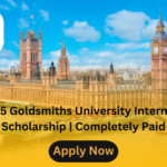 UK 2025 Goldsmiths University International Scholarship | Completely Paid