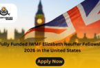 Fully Funded IWMF Elizabeth Neuffer Fellowship 2026 in the United States