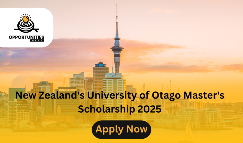 New Zealand's University of Otago Master's Scholarship 2025