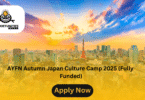 AYFN Autumn Japan Culture Camp 2025 (Fully Funded)