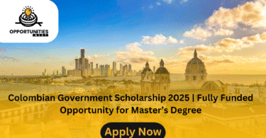Colombian Government Scholarship 2025 Fully Funded Opportunity for Master’s Degree
