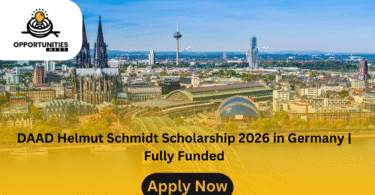 DAAD Helmut Schmidt Scholarship 2026 in Germany | Fully Funded