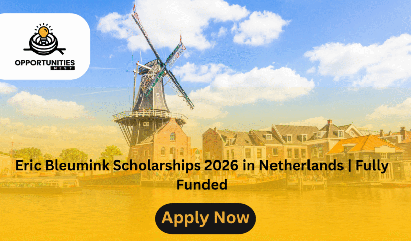 Eric Bleumink Scholarships 2026 in Netherlands | Fully Funded