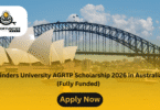 Flinders University AGRTP Scholarship 2026 in Australia (Fully Funded) (1)